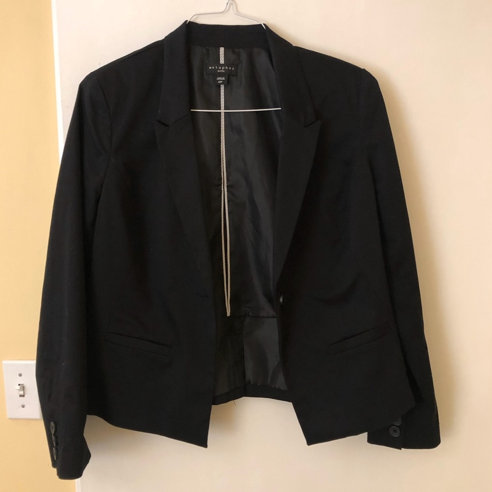 Metaphor Black Tailored Blazer